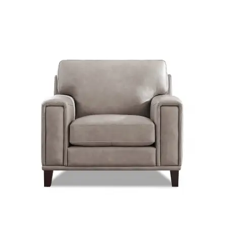 Halwyn Stone Leather Accent Chair