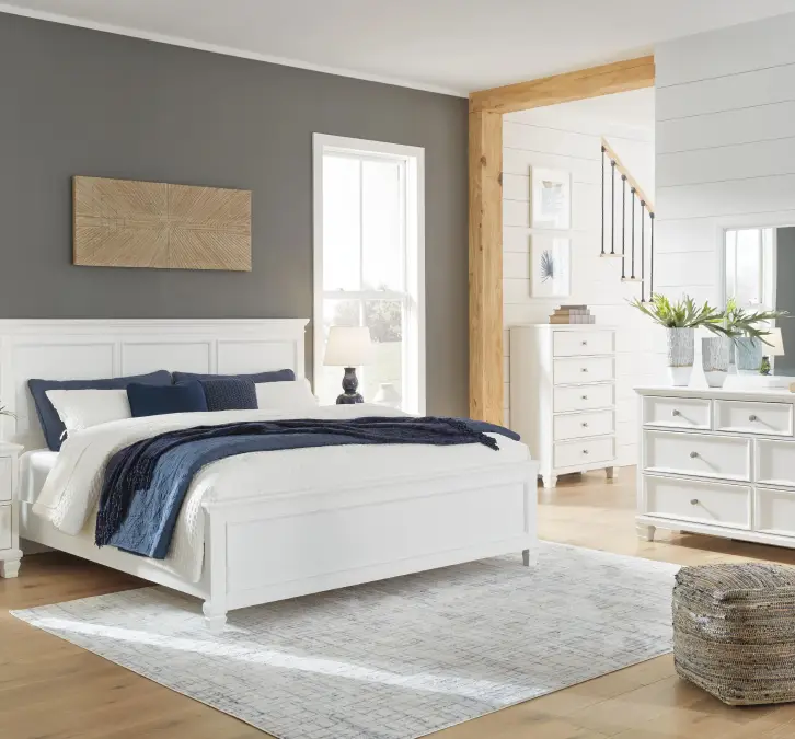 Natural fiber rug under bed