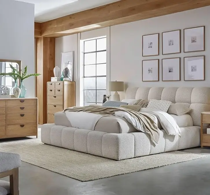 Neutral color palette bedroom