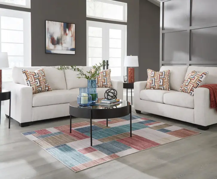 Neutral color palette living room
