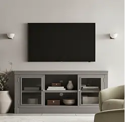 Virginia Gray 57 inch TV Console