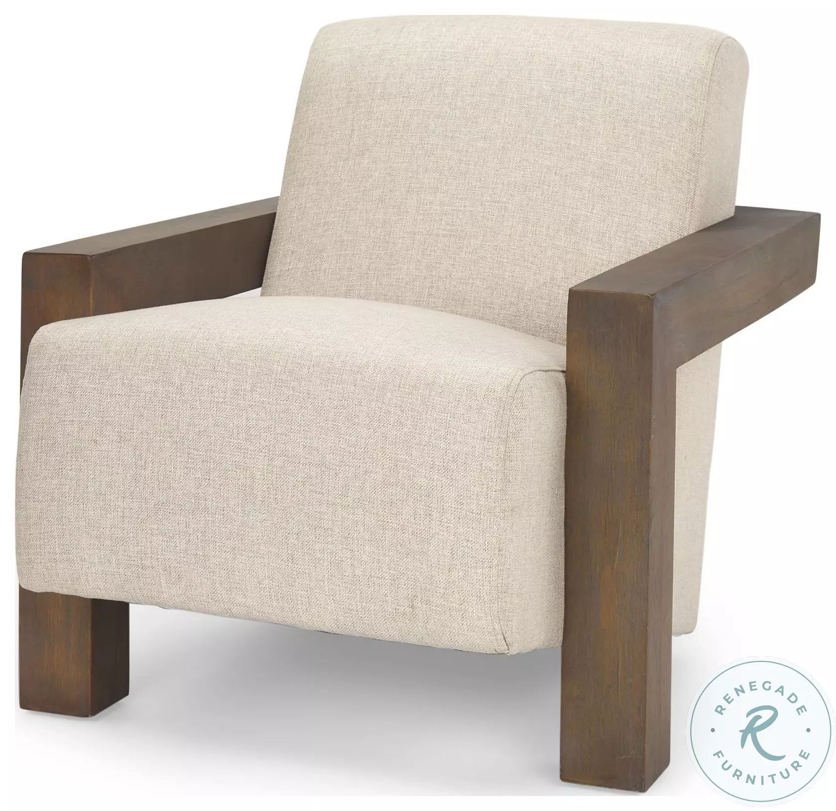 Sovereign Oatmeal Fabric Accent Chair From Mercana Furniture and