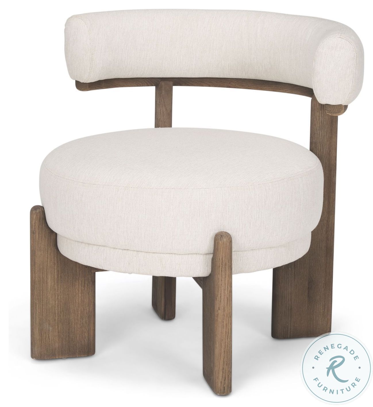 Souvik Oatmeal Fabric Accent Chair From Mercana Furniture and Decor ...