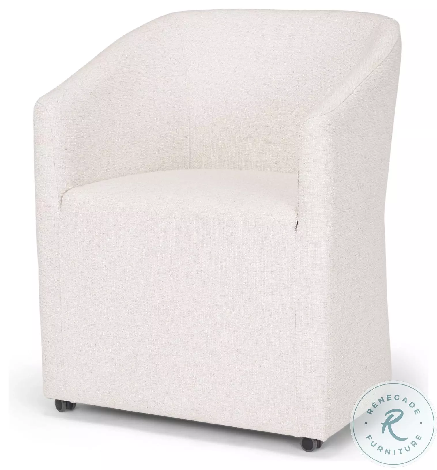 Sondra Oatmeal Performance Fabric Dining Club Chair From Mercana ...
