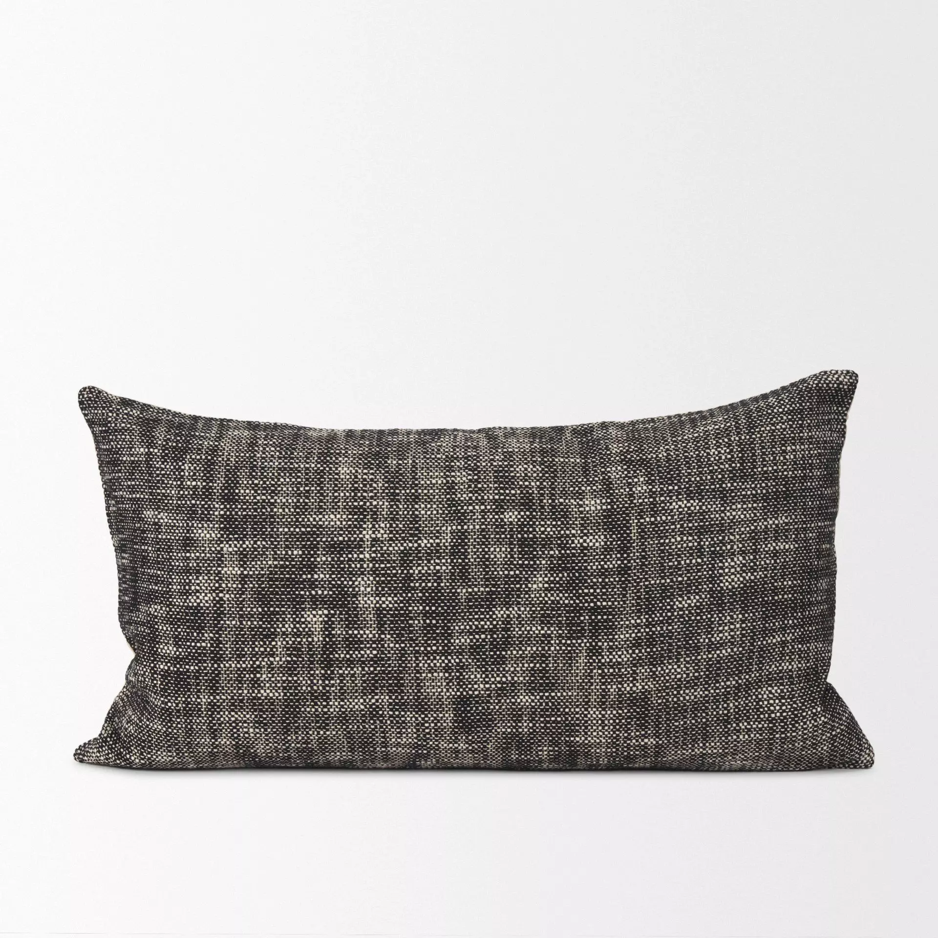 Jalia Cream and Black Decorative Lumbar Pillow Cover From Mercana