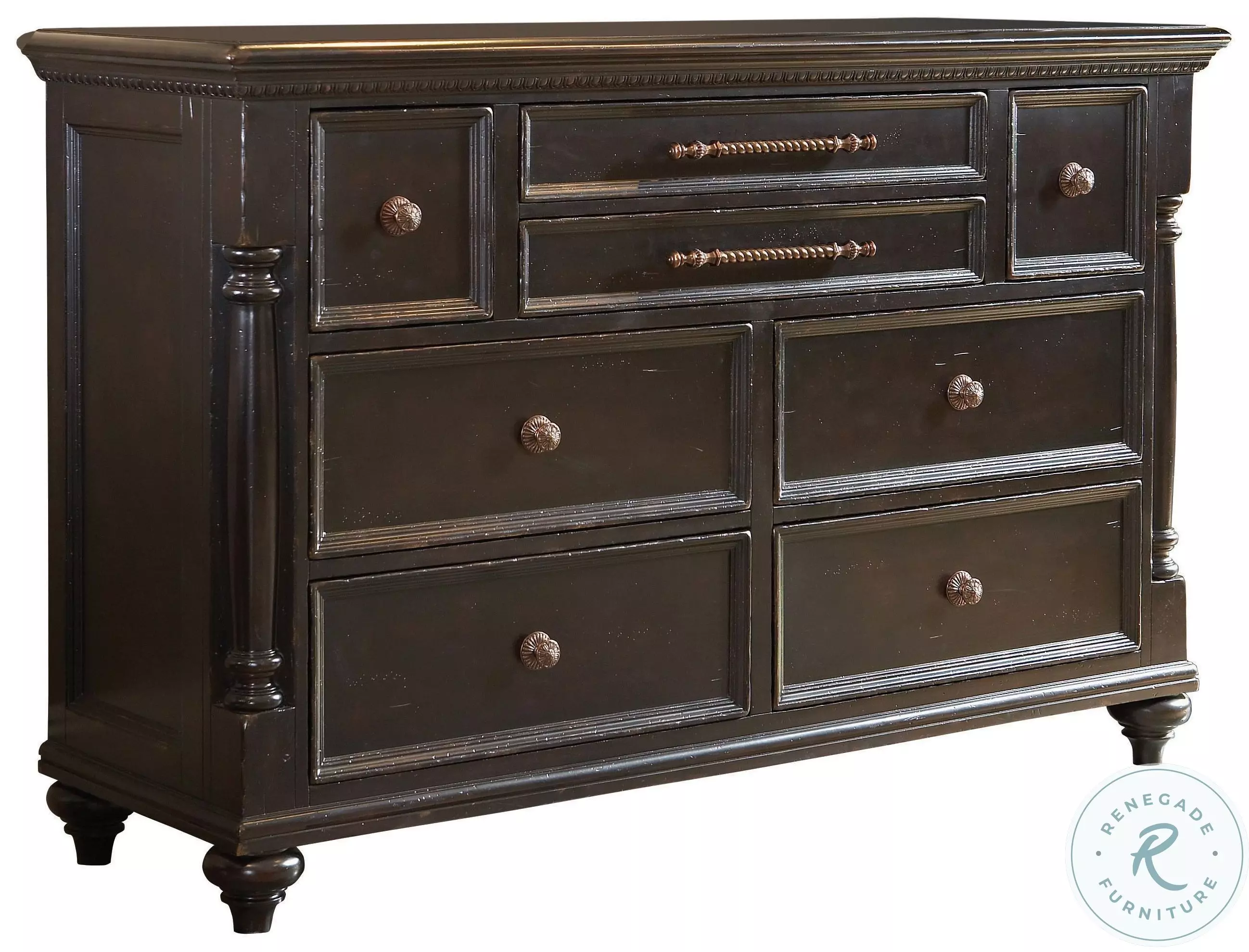 Kingstown Rich Tamarind Stony Point Triple Dresser from Tommy
