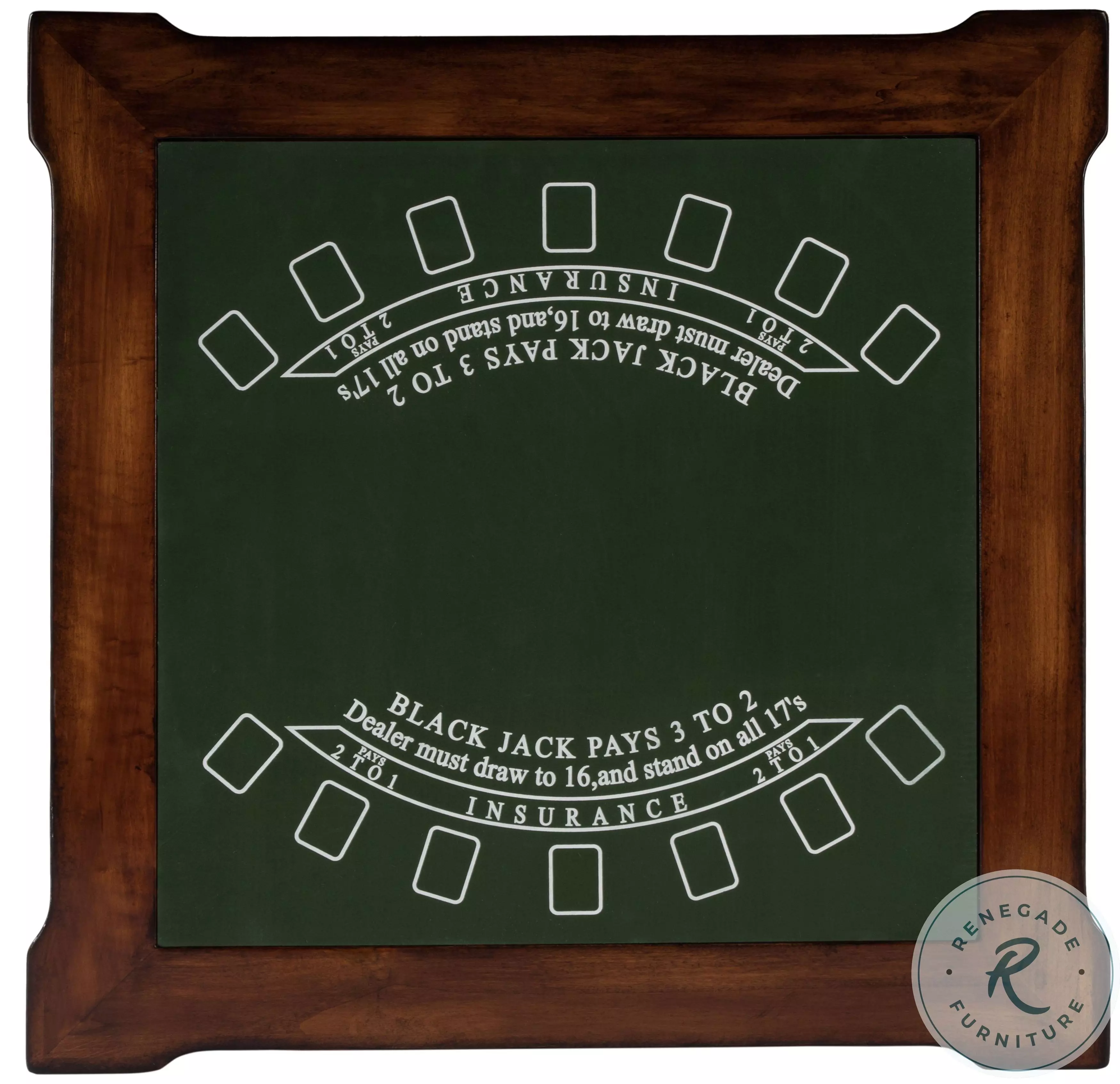 Vincent Antique Cherry Multi Game Card Table From Butler