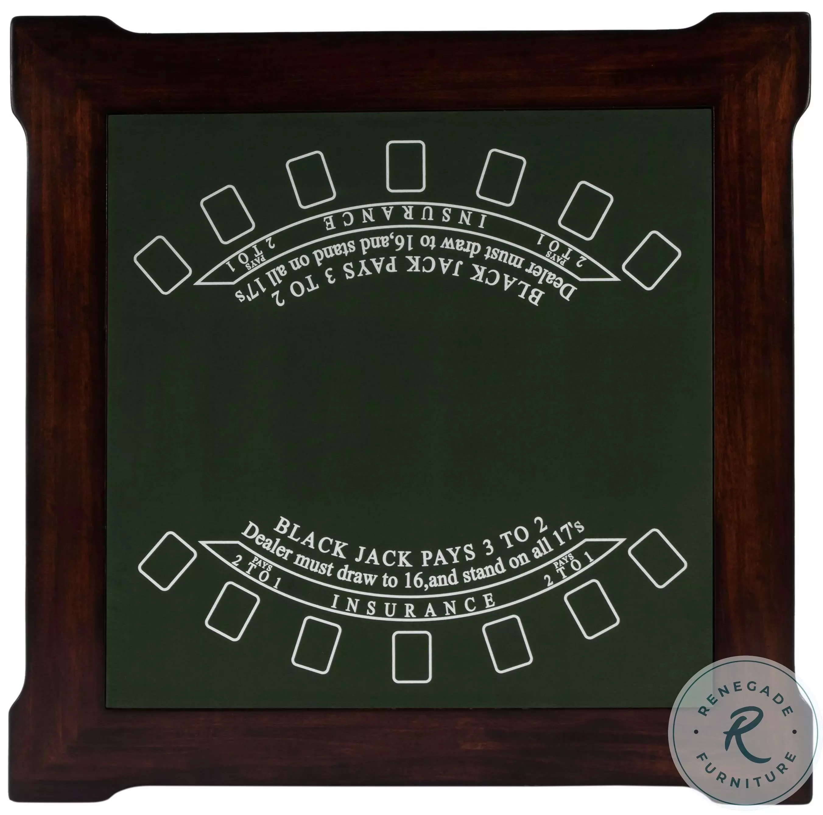 Cherry Masterpiece Vincent Multi-Game Card Table From Home Gallery