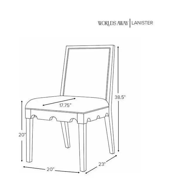 Lanister White Linen Performance Fabric Dining Chair With Matte White Lacquer Frame