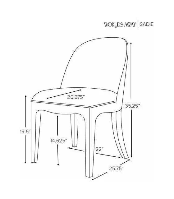 Sadie White Linen Performance Fabric Dining Chair With Textured White Linen Frame
