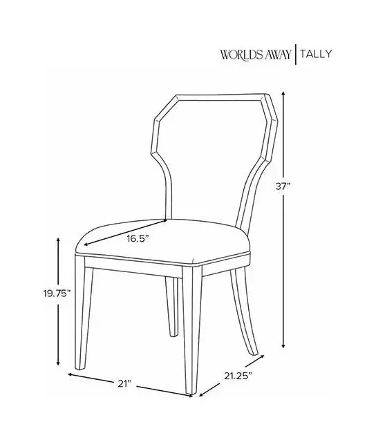 Tally White Linen Performance Fabric Dining Chair With Cerused Oak Frame