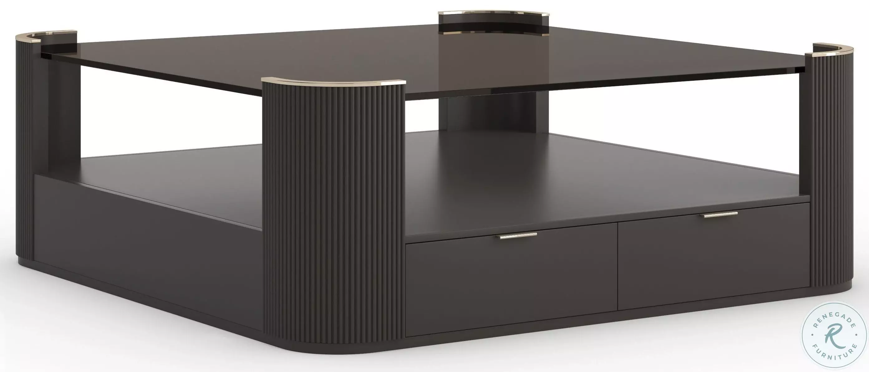 Love Dark Chocolate Square Cocktail Table From Caracole | Coleman Furniture