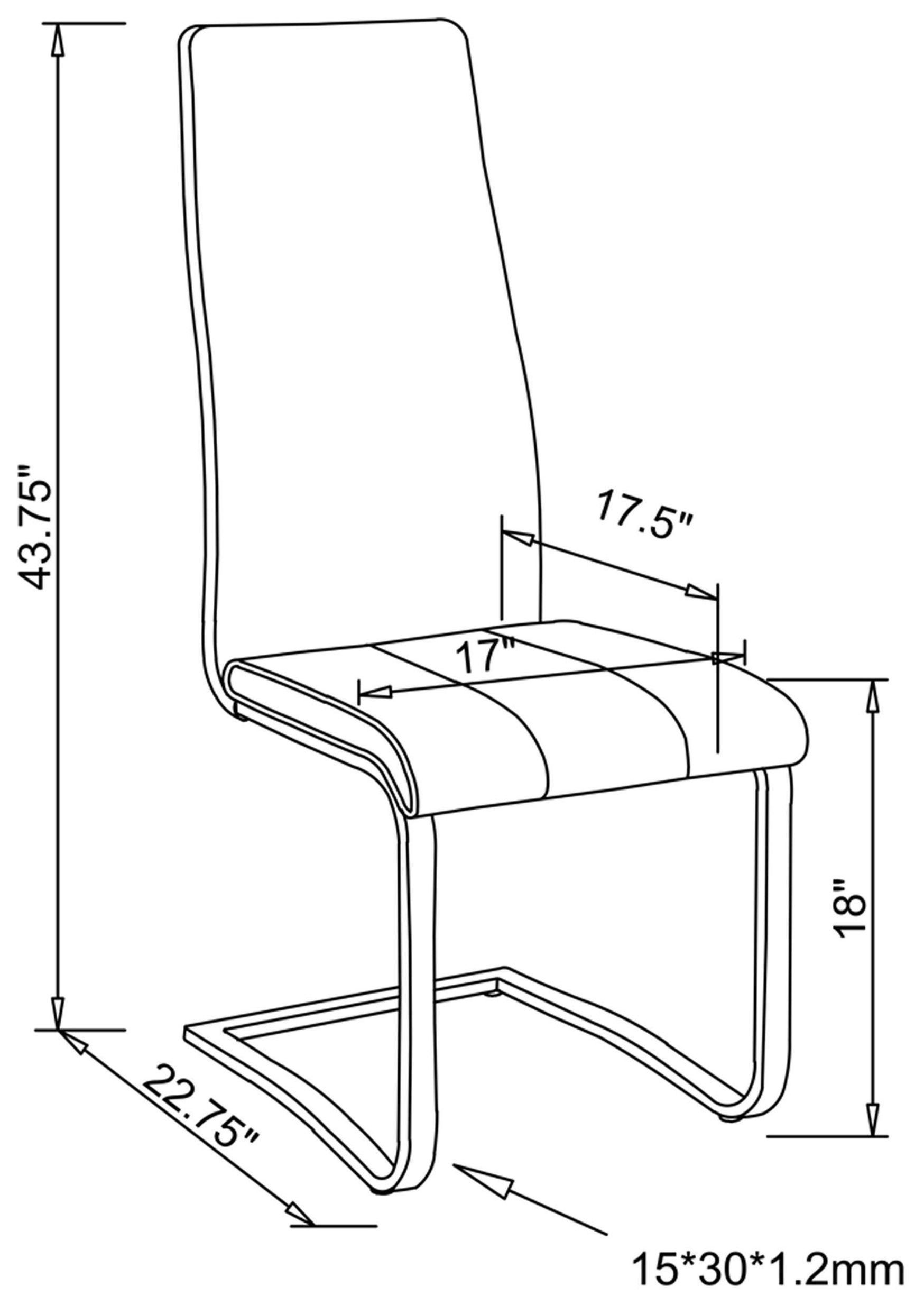 Athena Grey Dining Chair Set Of 4