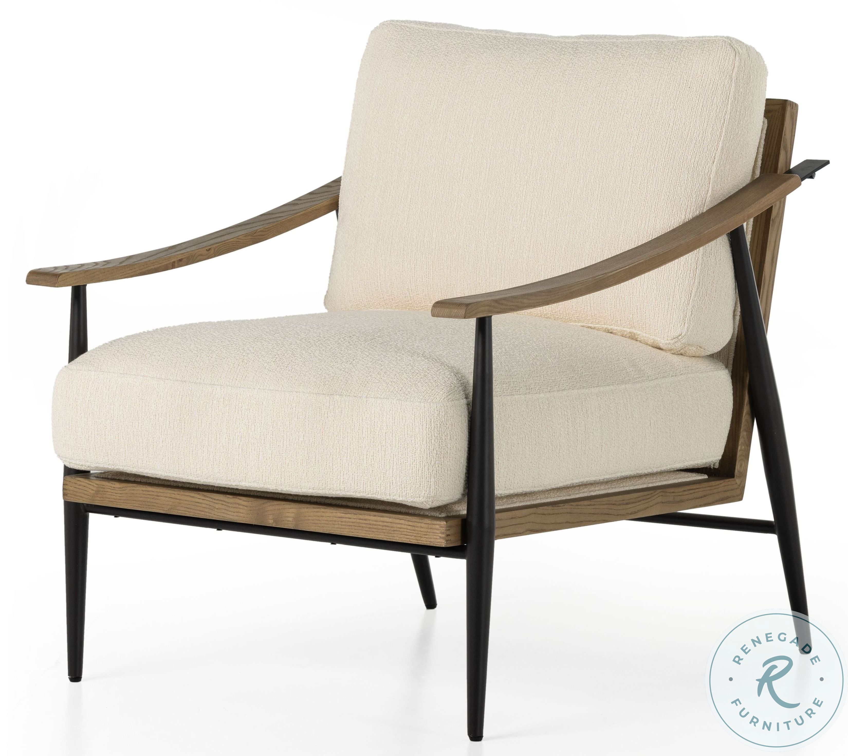Kennedy Kerbey Ivory Chair from Four Hands Coleman Furniture