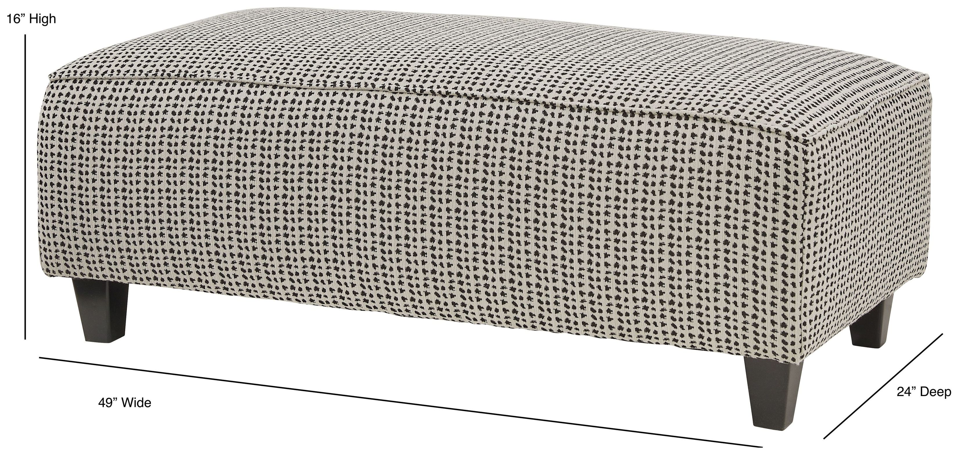 Wowza Dusk Magazine Domino Cocktail Ottoman