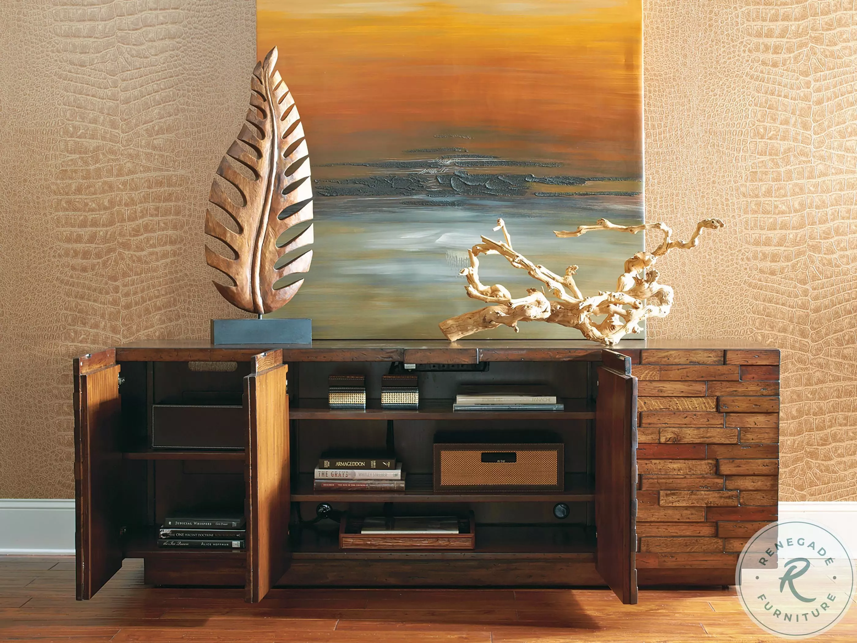 Studio Designs Criss Cross TV Console from Sligh (04-100NL