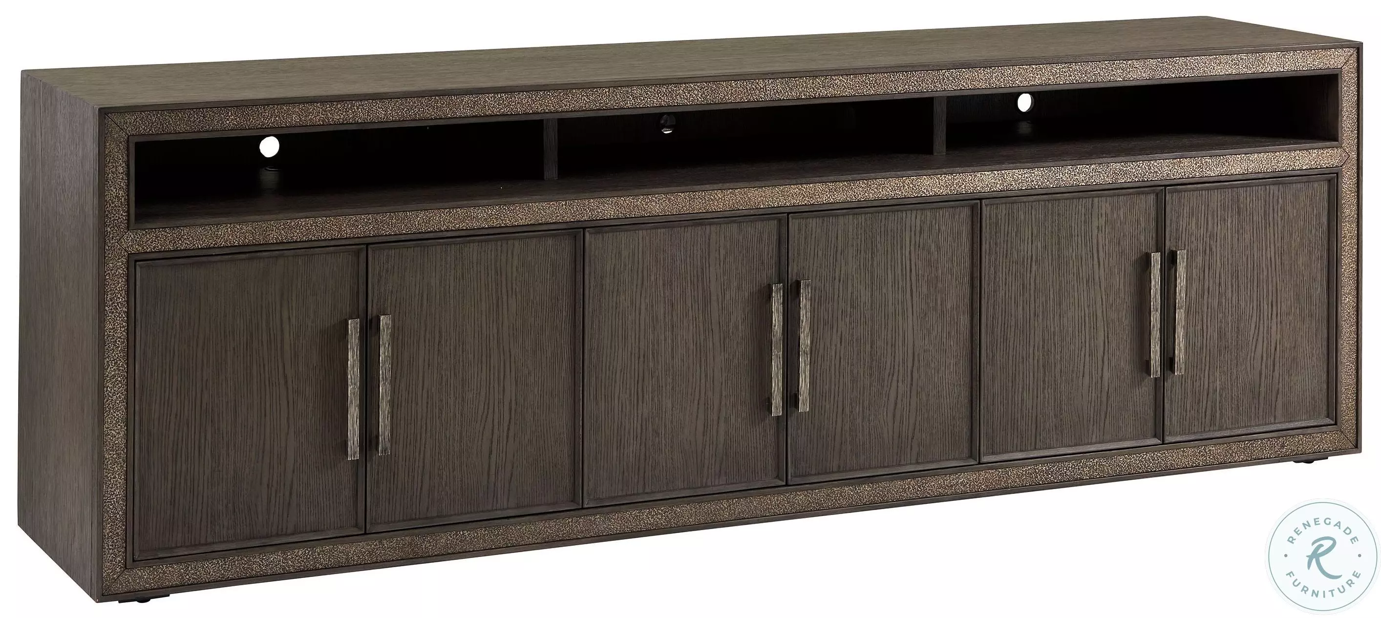 Studio Designs Rich Graphite Hampton Long Media Console From Home ...