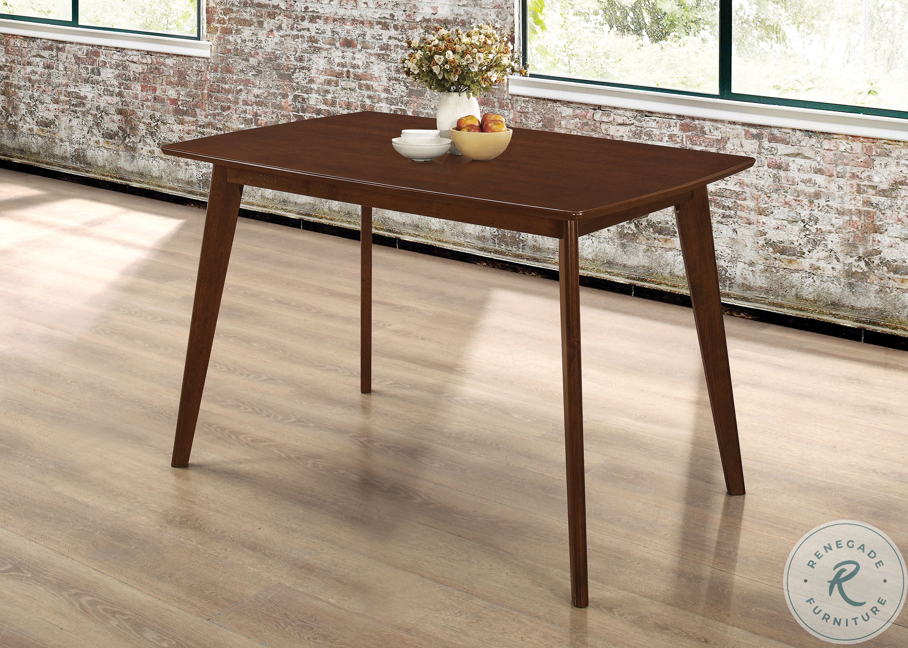 Kersey Chestnut Dining Table from Coaster (103061) Coleman Furniture