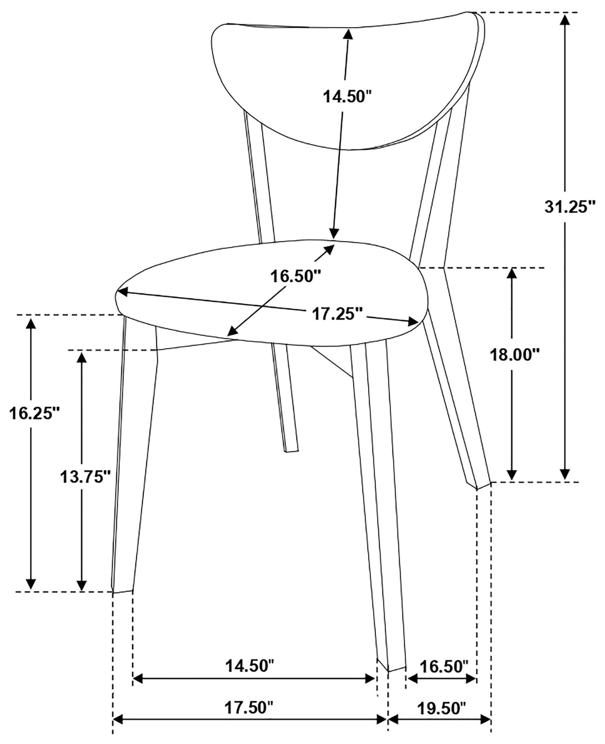 Kersey Tan Side Chair Set of 2