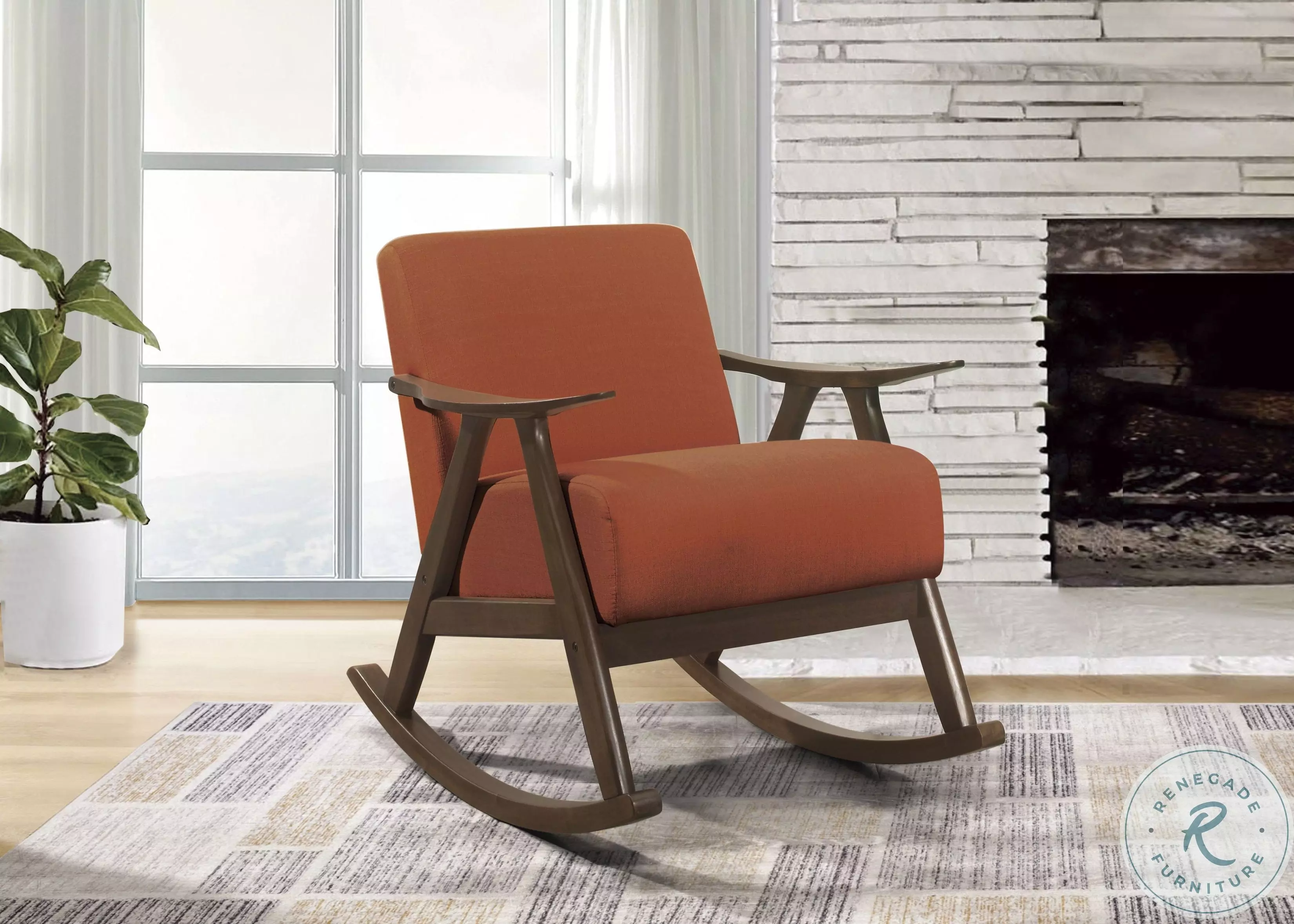 椅子 DULTON rocking chair argon orange DULTON ONLINE SHOP | ROCKING CHAIR S ARAGON ORANGE(ARAGON
