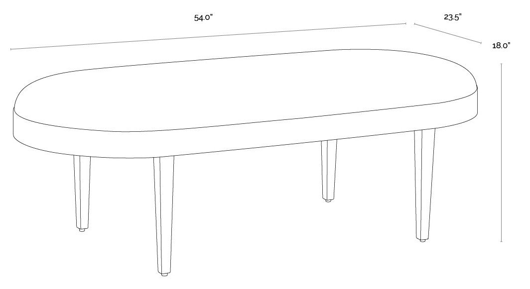 Black Sky Jolie Bench