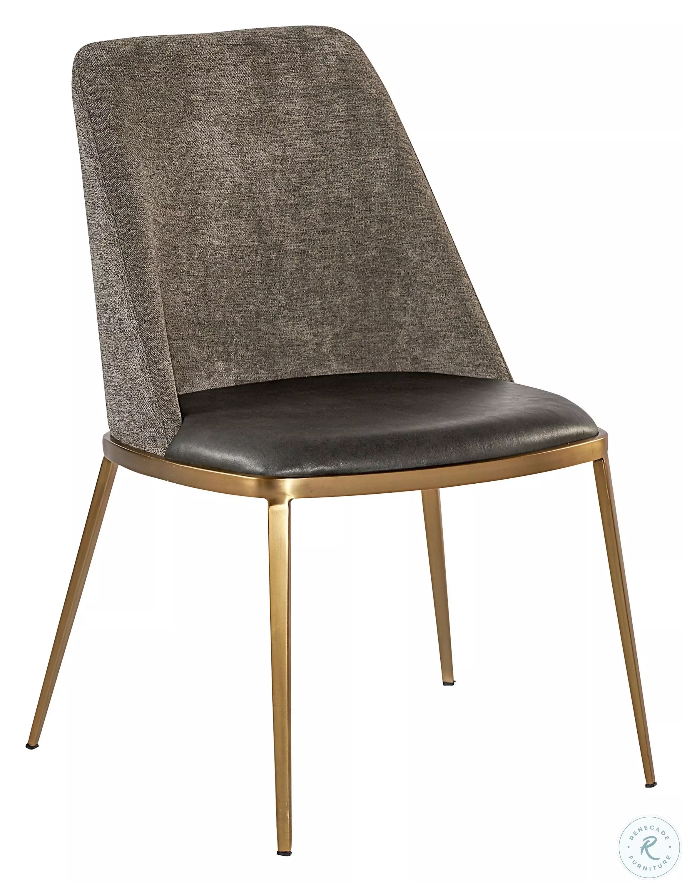 Bancroft Bravo Portabella And Sparrow Grey Dining Chair Set Of 2 From