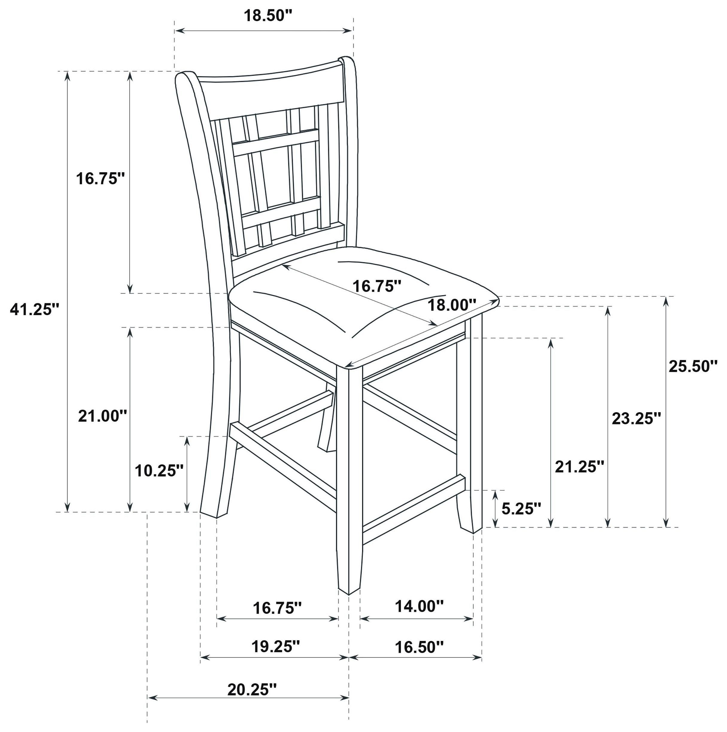 Lavon Warm Tan Counter Height Chair Set of 2