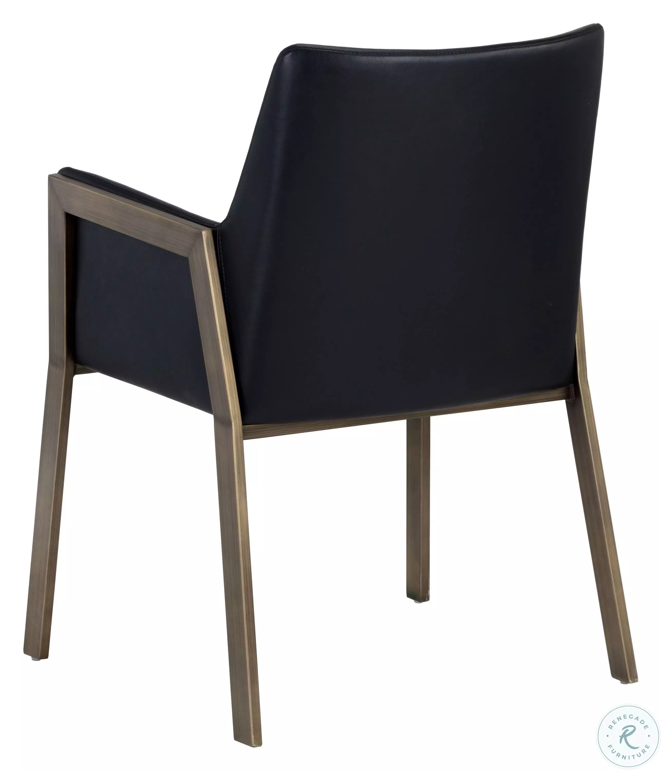 Bernadette Bravo Black Dining Arm Chair From Home Gallery Stores