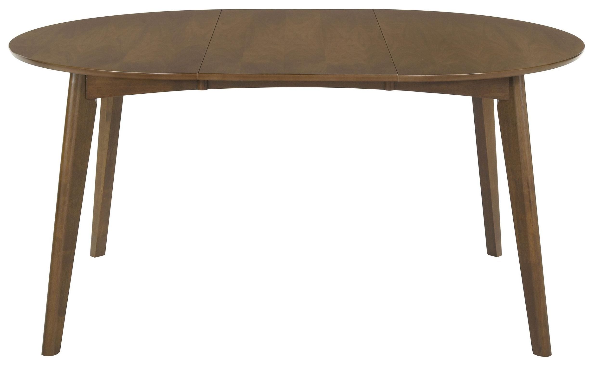 Malone Dark Walnut Extendable Round Dining Table from Coaster