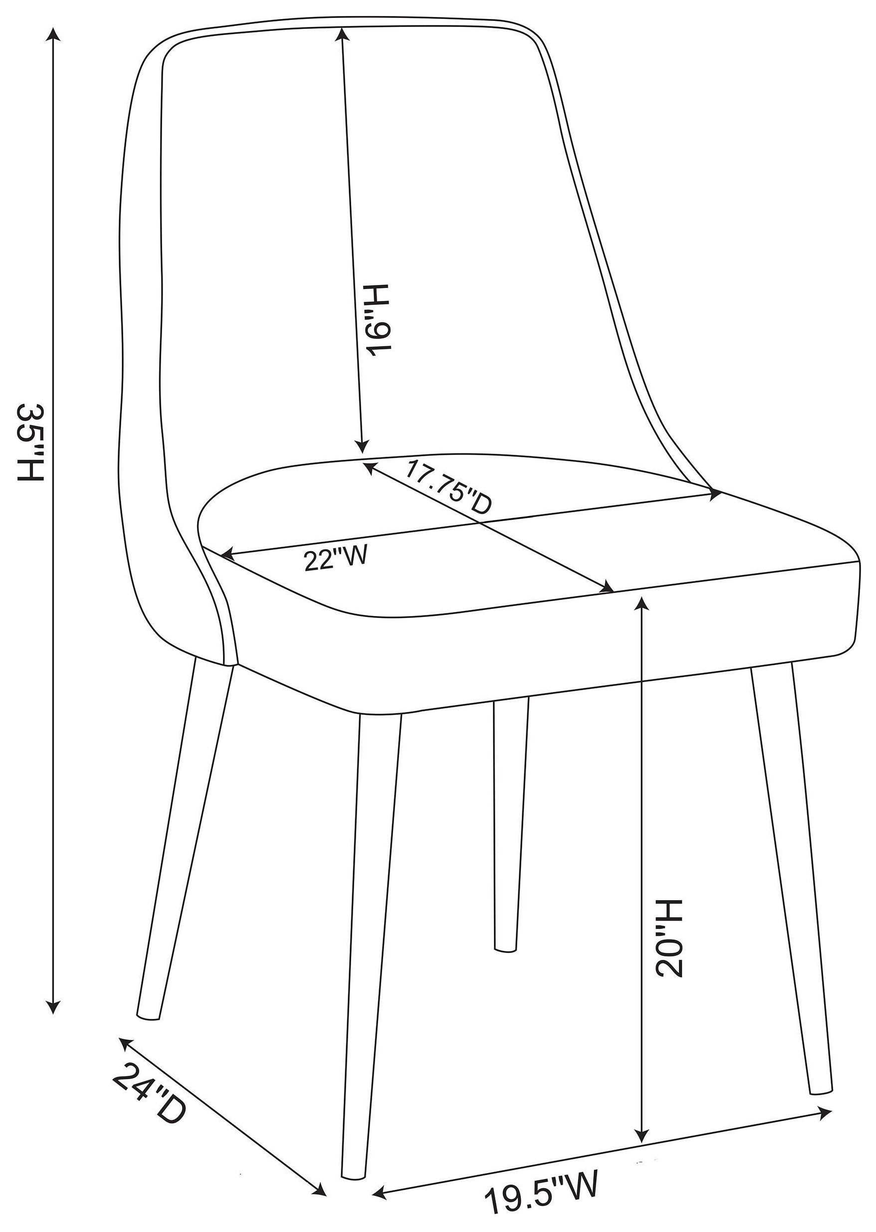 Aviano Off White Dining Chair Set Of 2