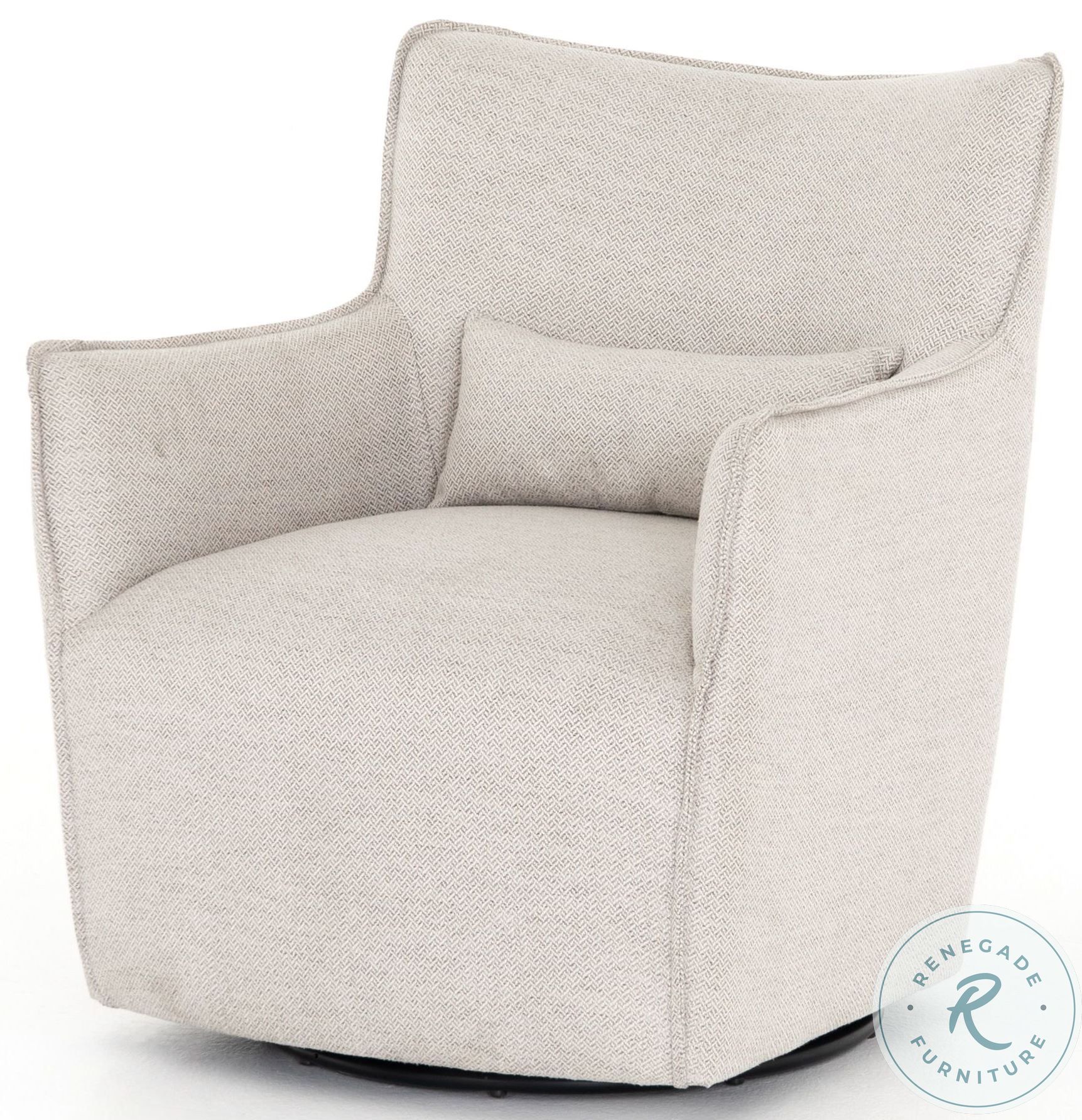 Kimble Noble Platinum Swivel Chair from Four Hands Coleman Furniture
