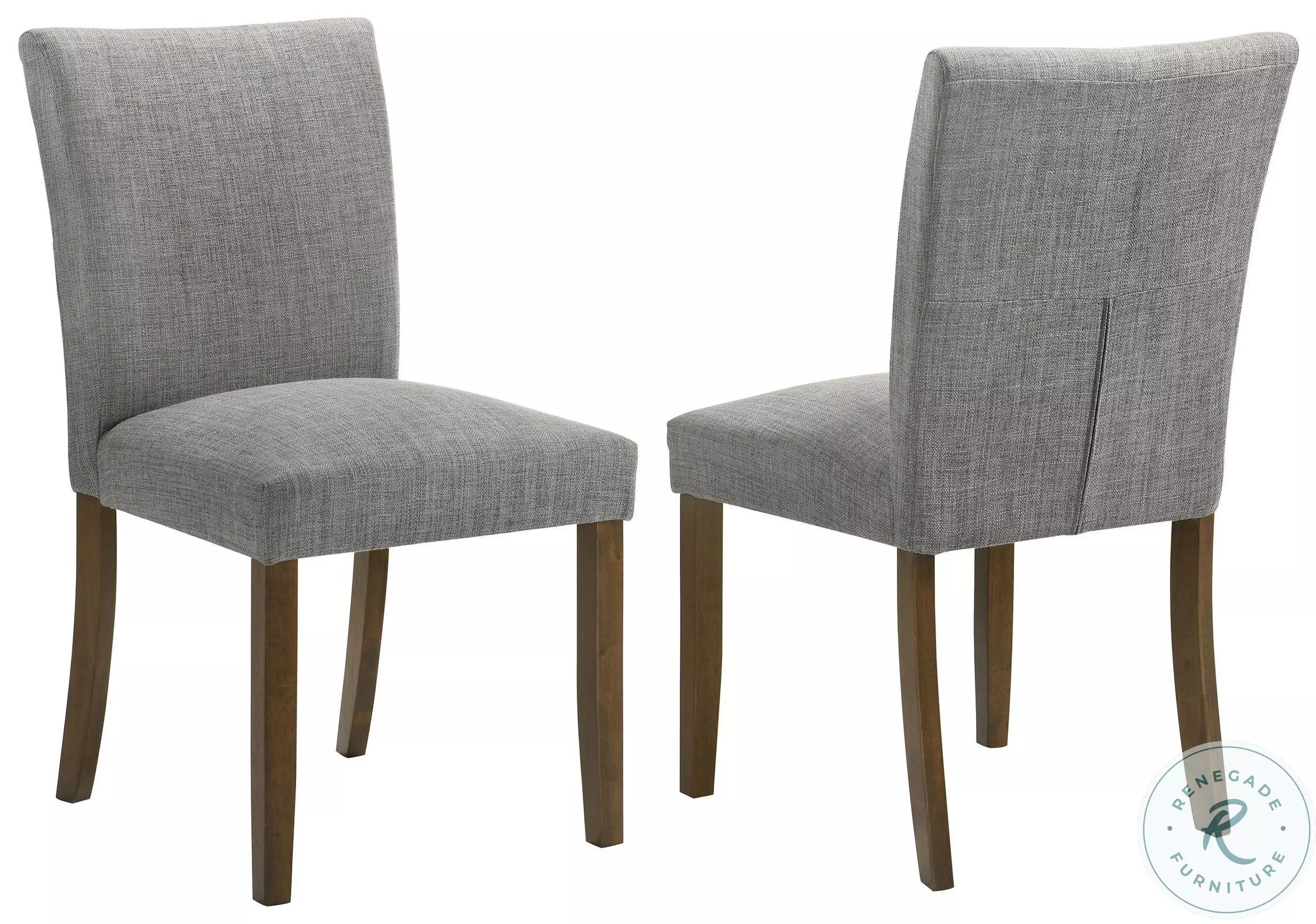 Cantley Gray Upholstered Side Chair Set Of 2 From Coaster
