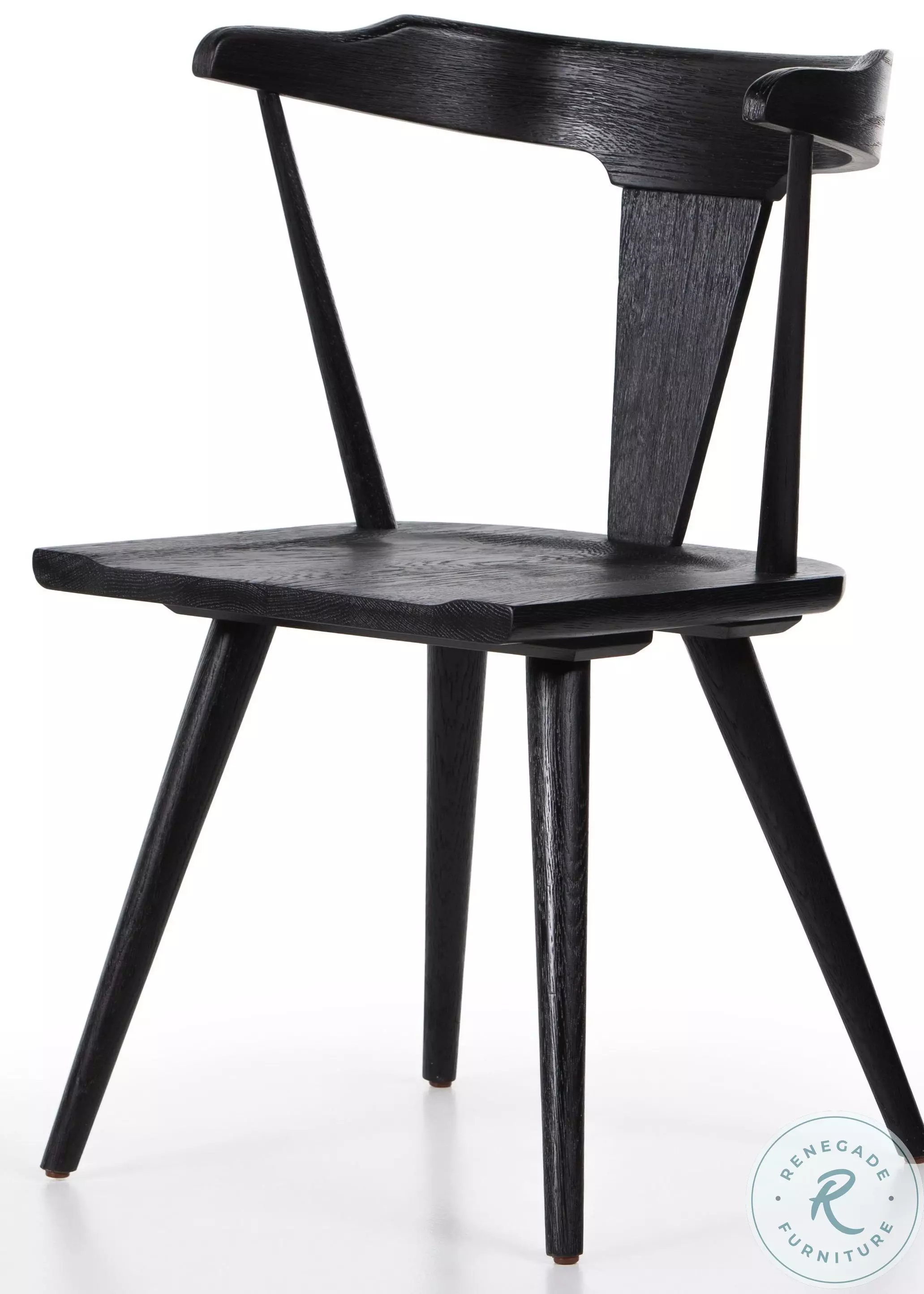 Ripley Black Oak Dining Chair Set of 2 from Four Hands | Coleman