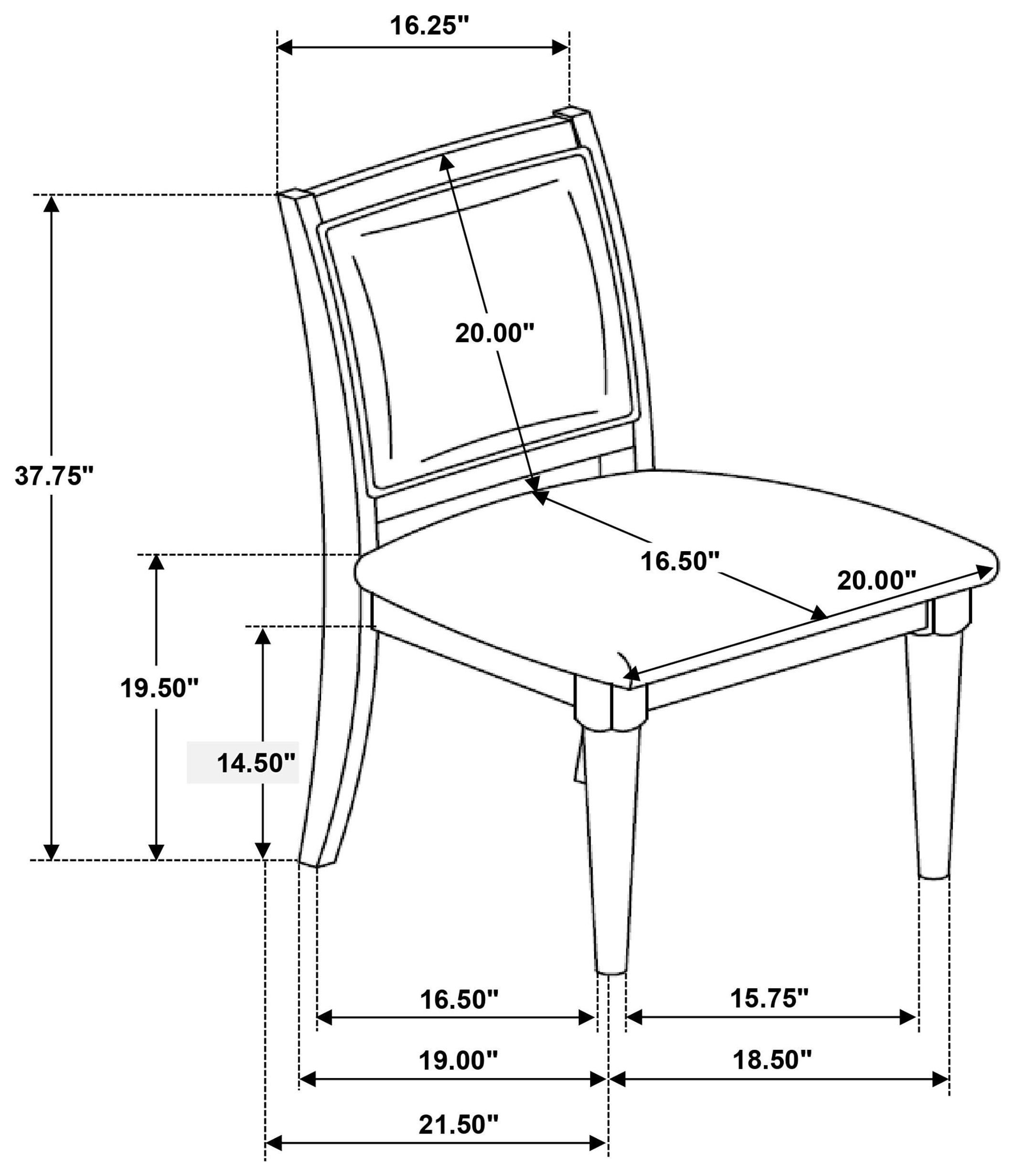 Onslow Gray Upholstered Side Chair Set Of 2