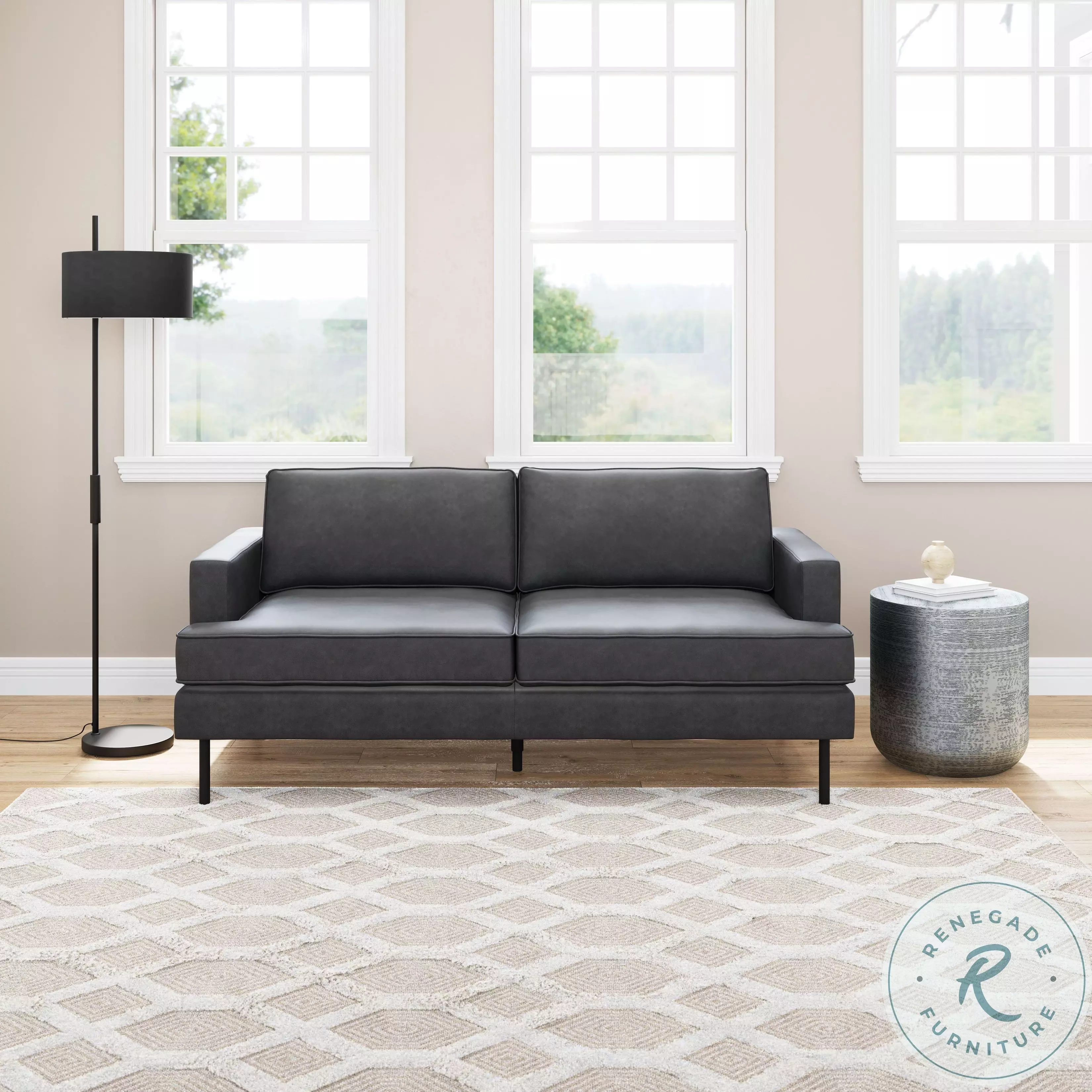 Decade Vintage Gray Sofa From Home Gallery Stores | Home Gallery
