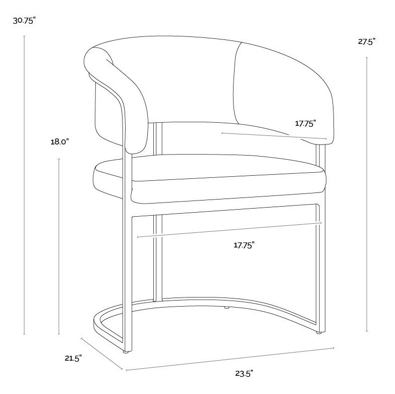 Danny Teal Marris Arm Chair