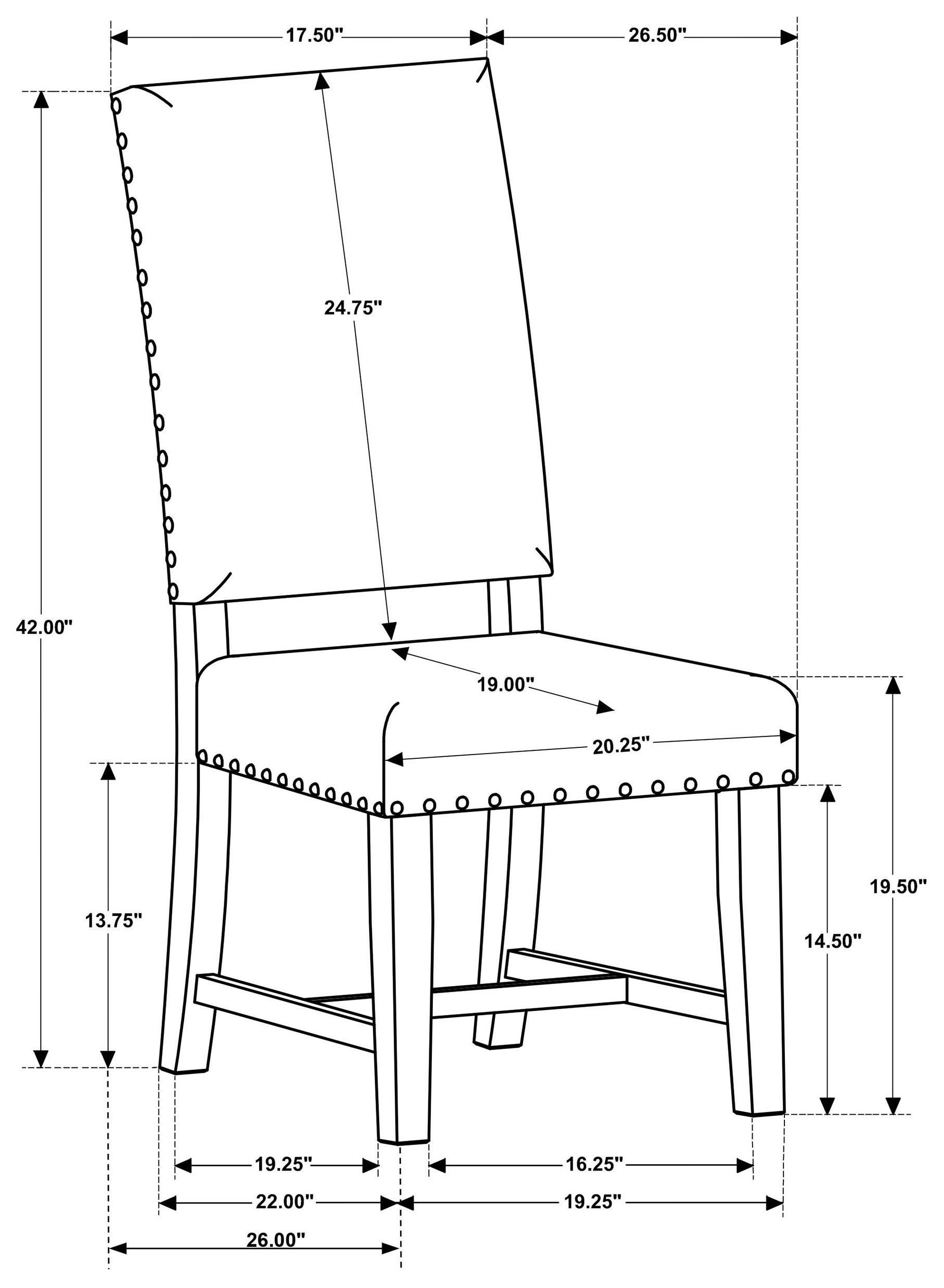 Townsend Beige Upholstered Parson Chair Set of 2