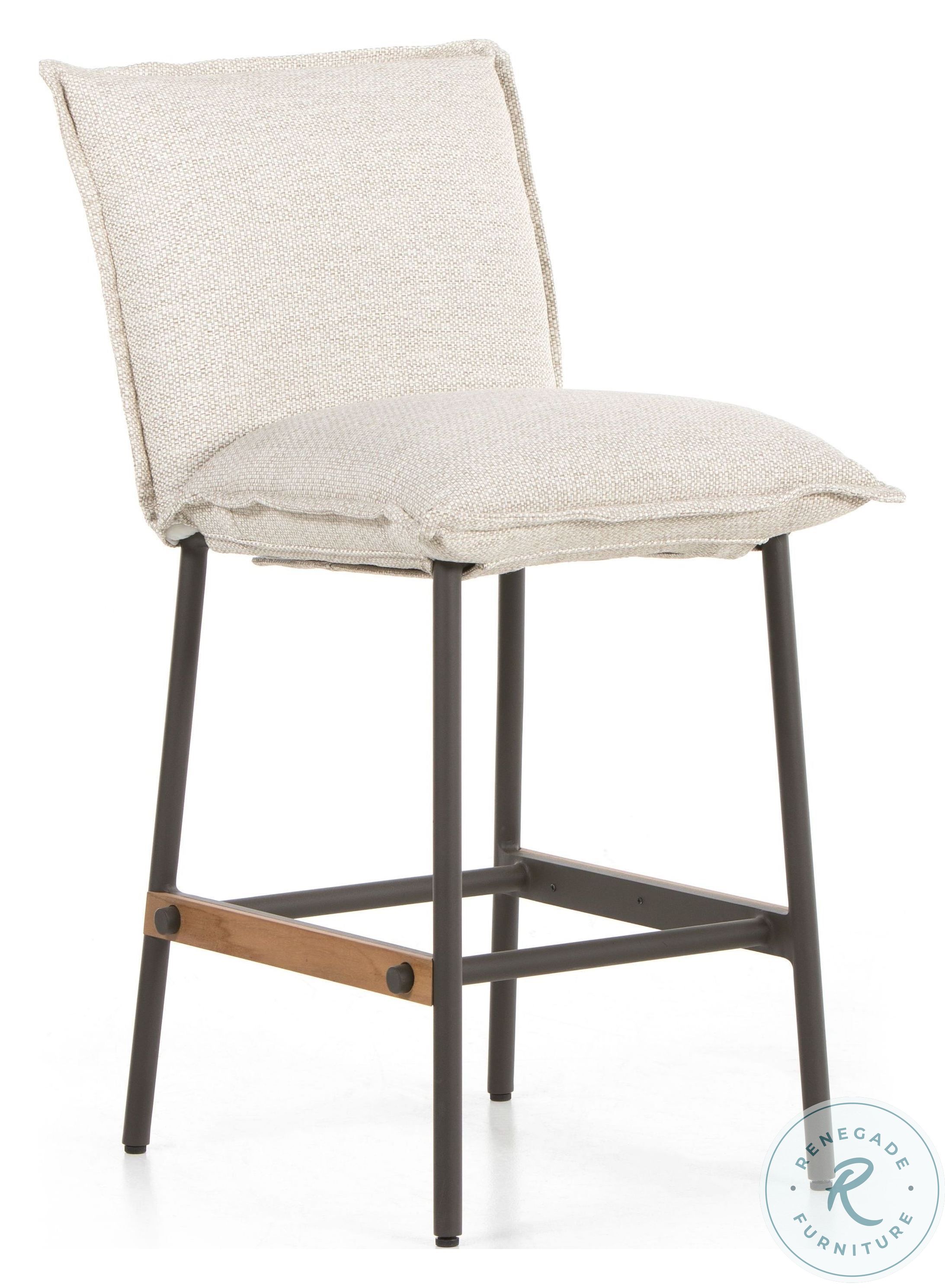 barcalounger patio furniture on Solano Faye Sand Vega Outdoor Bar Stool From Fourhands Coleman Furniture