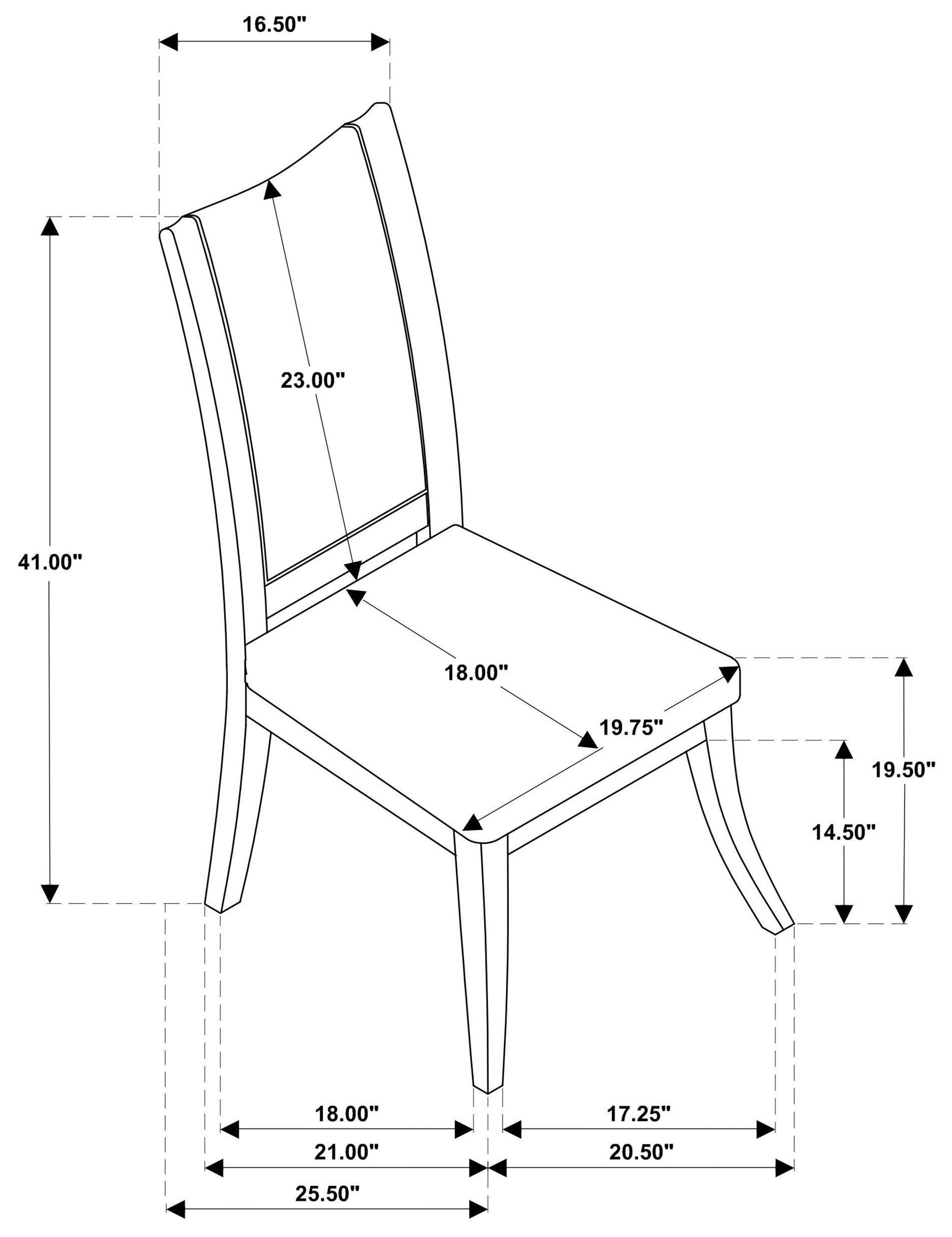 Judd Dark Gray Upholstered Side Chair Set Of 2