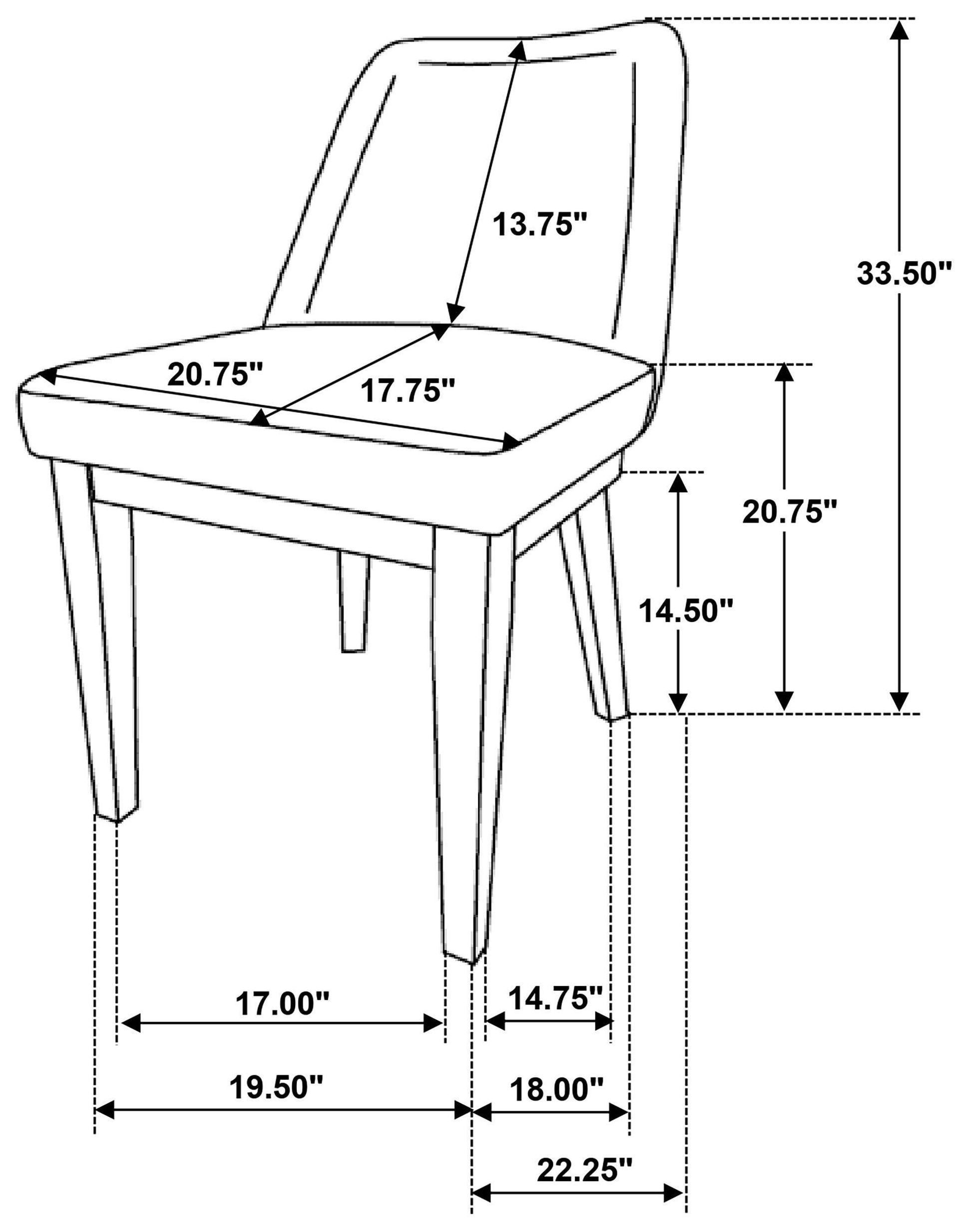 Castlewood Light Tan Upholstered Side Chair Set Of 2
