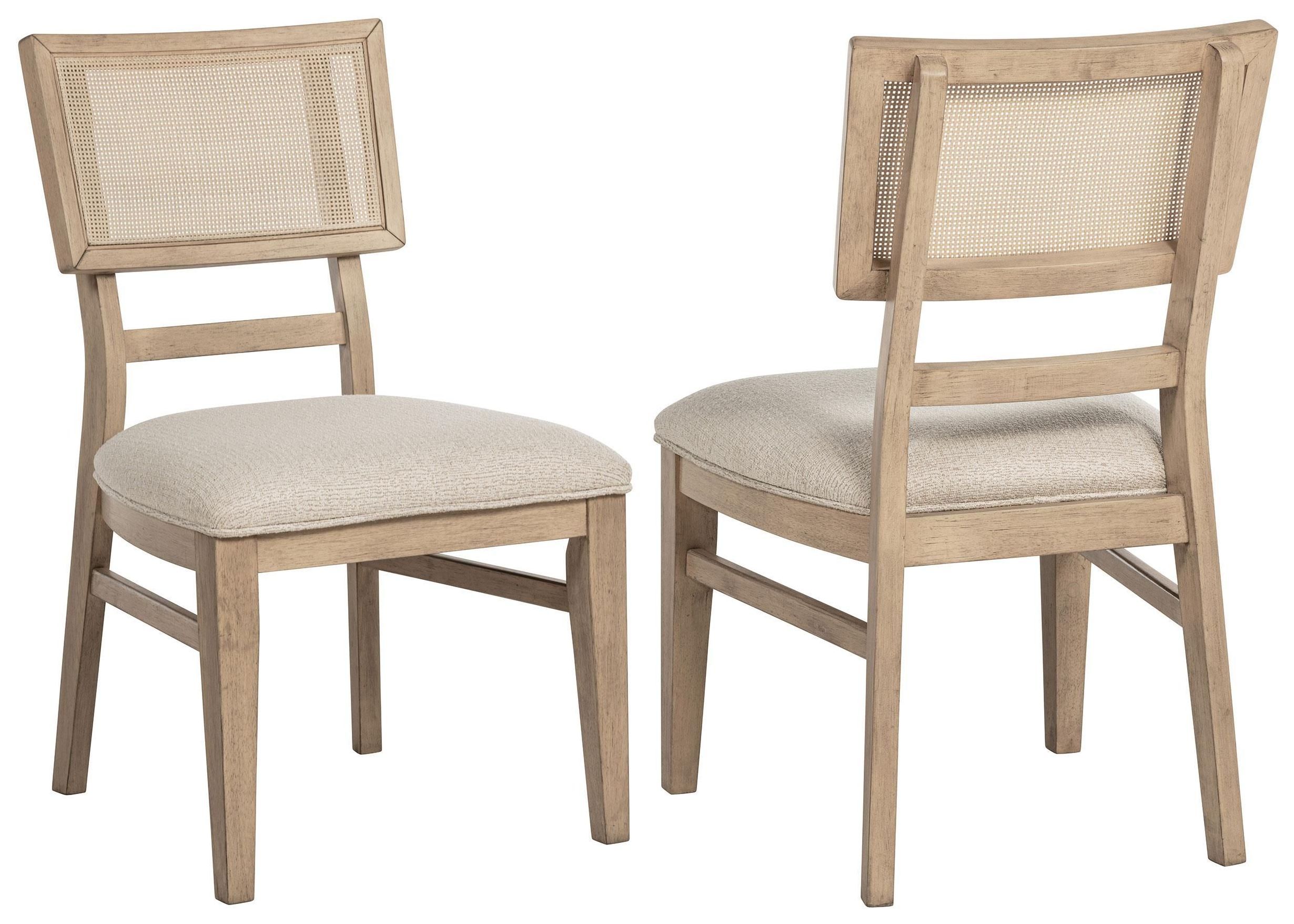Kailani Beige Oak Side Chair Set Of 2 From Coaster Furniture
