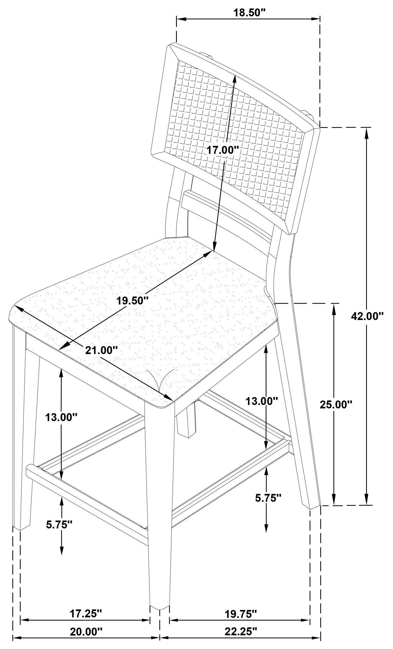 Kailani Beige Oak Counter Height Stool Set Of 2