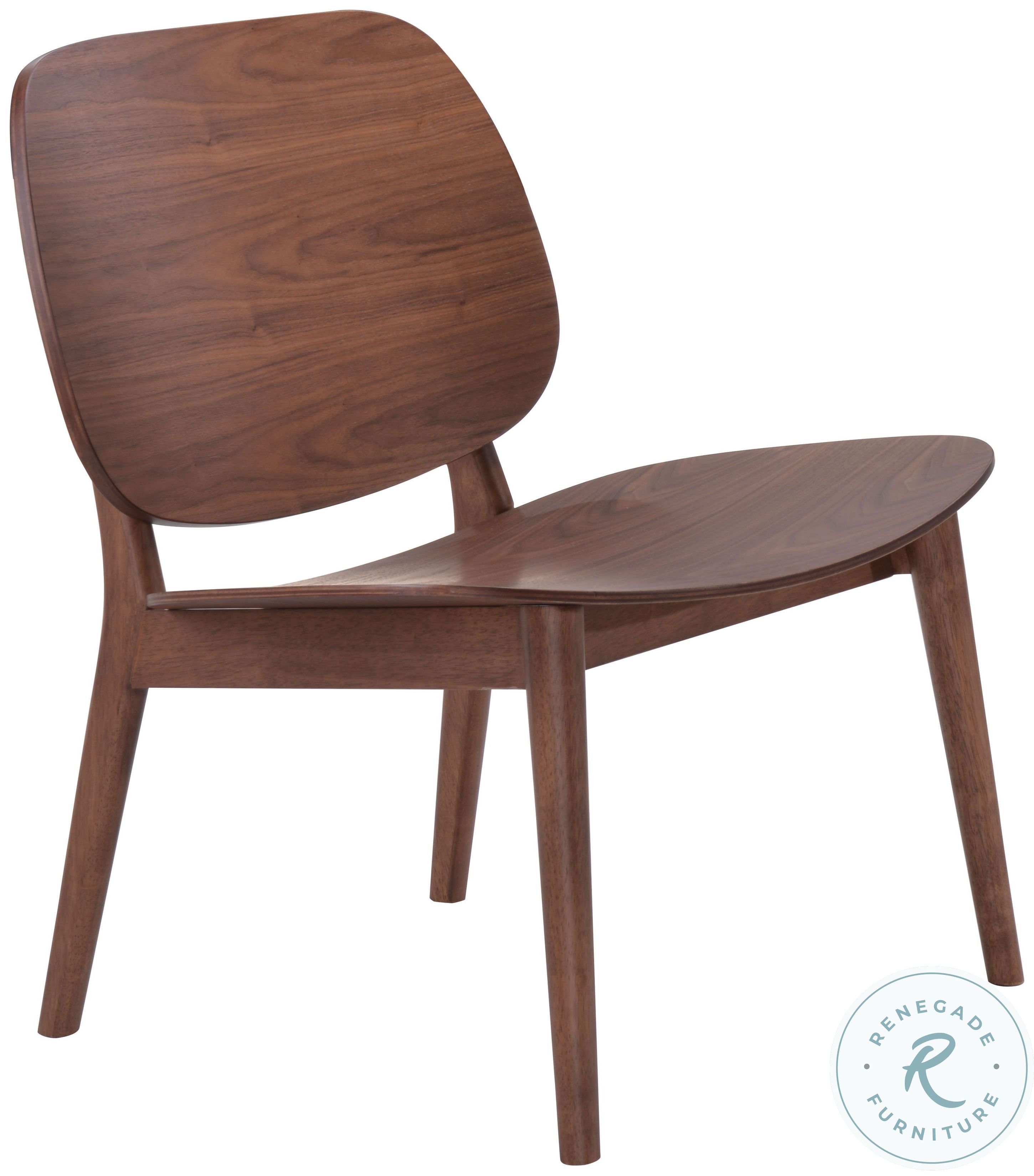 Priest Walnut Lounge Chair From Zuo Coleman Furniture
