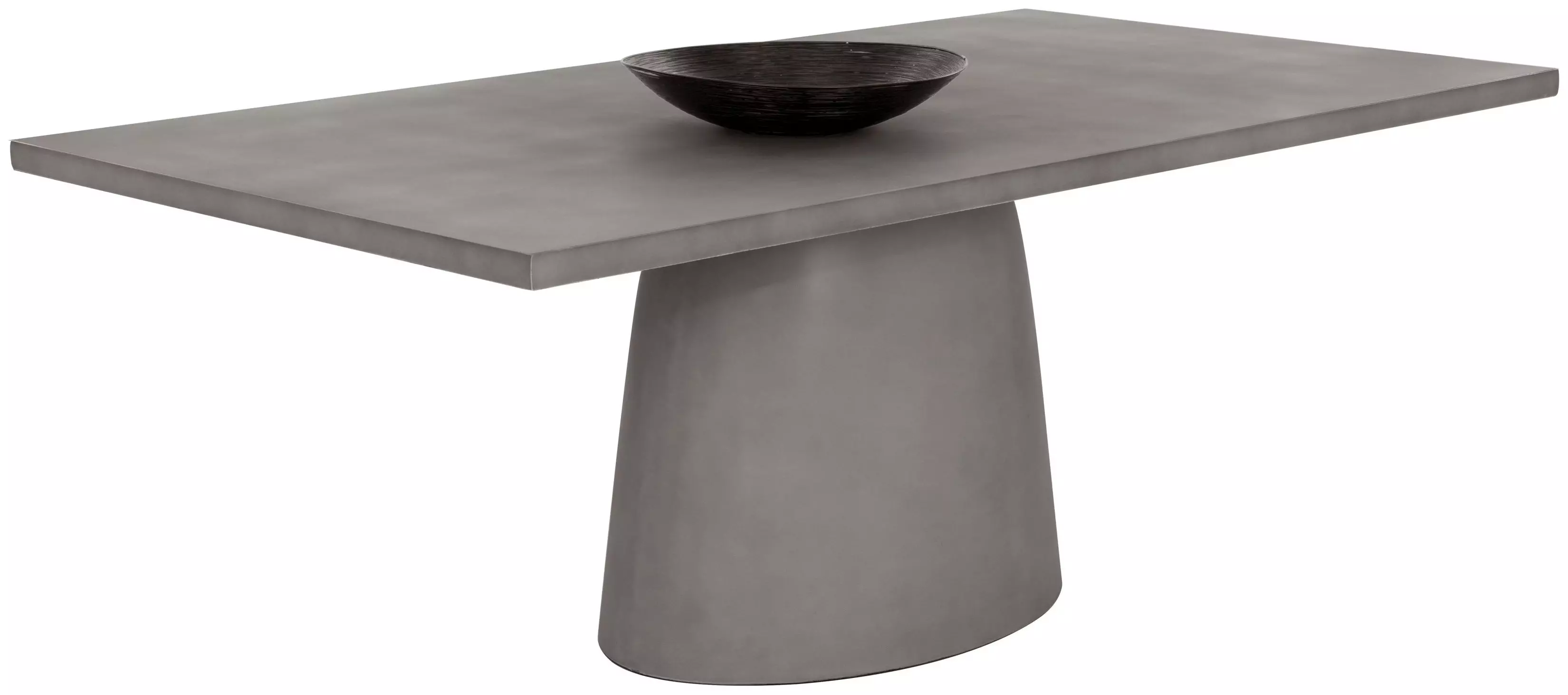 SUNPAN 109896 Cavallini 79 X 43 inch Light Grey Outdoor Dining Table