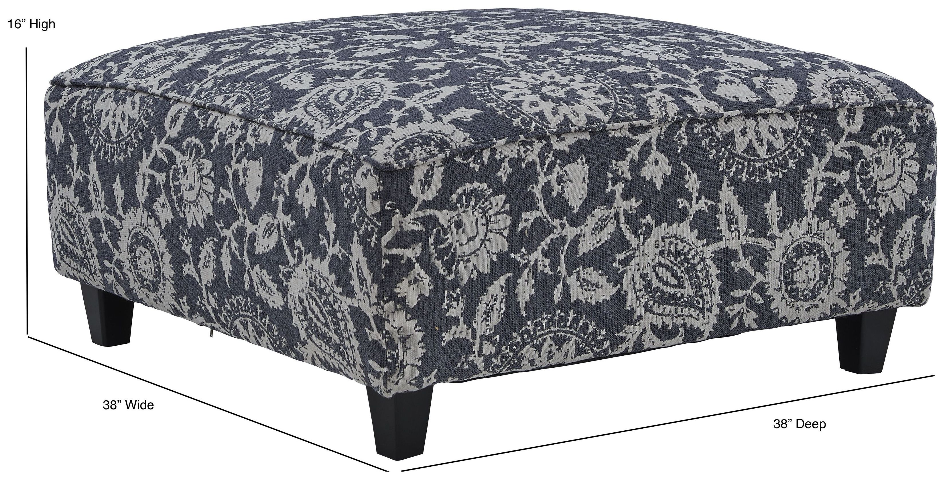 Prelude Feather Brianne Powder Cocktail Ottoman