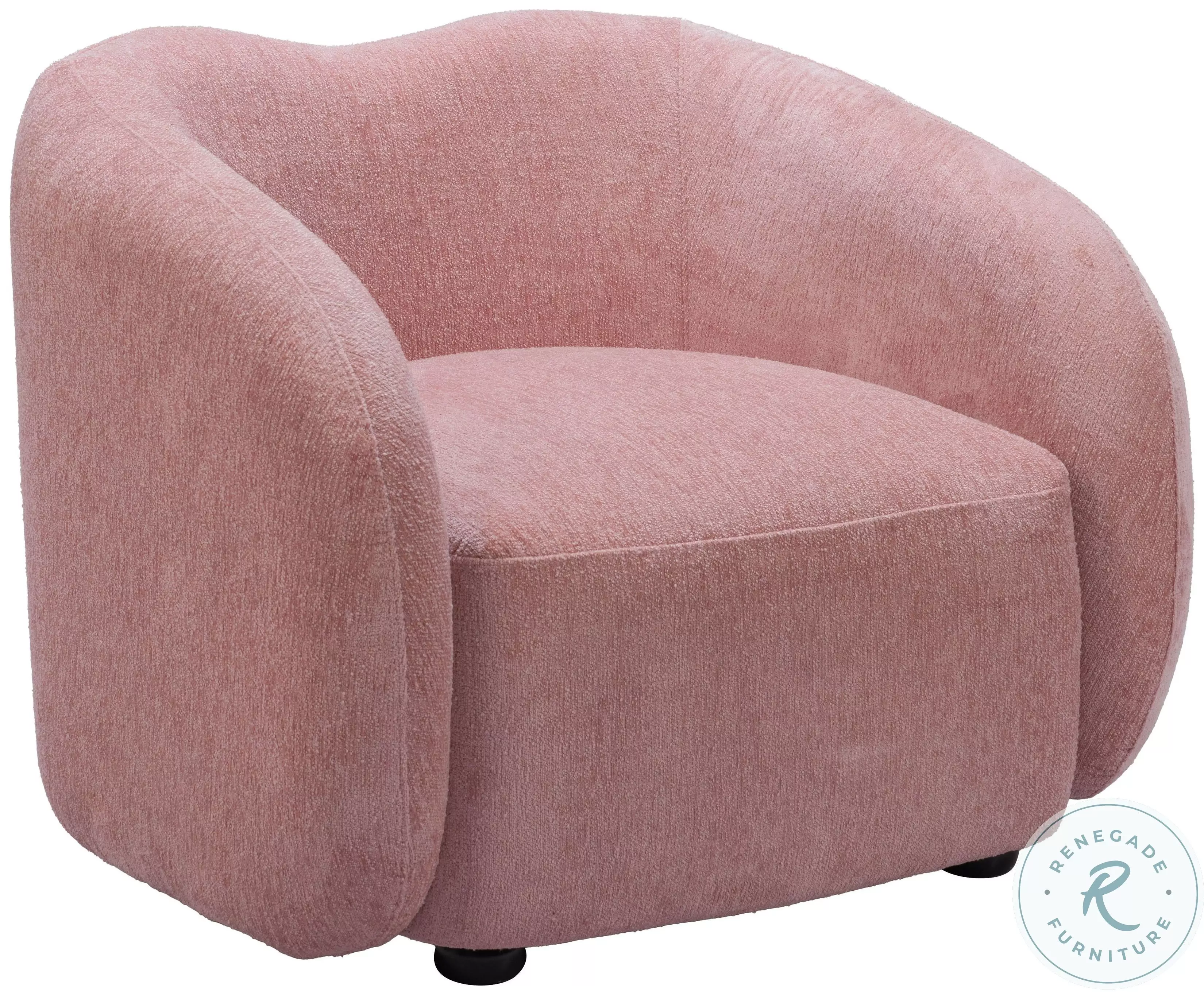 Tallin Mauve Pink Accent Chair From Zuo | Coleman Furniture