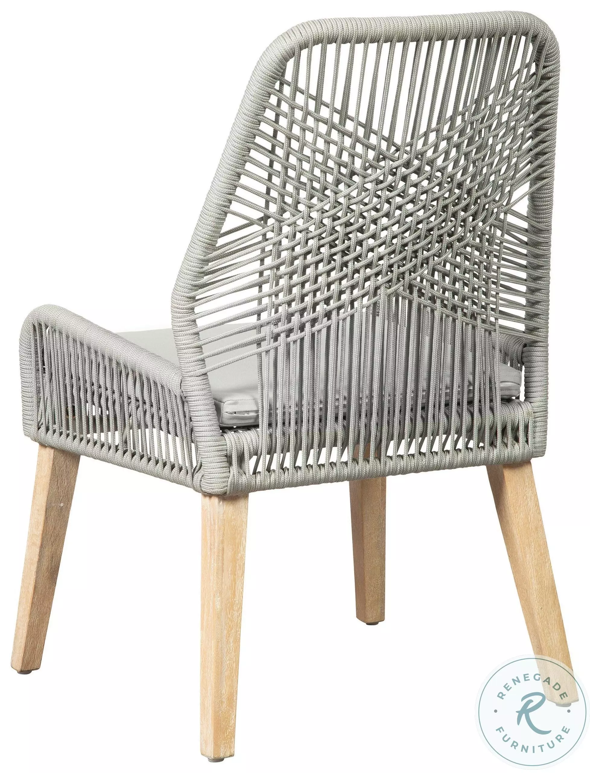 110033 Gray Rope Dining Chair Set Of 2 from Coaster