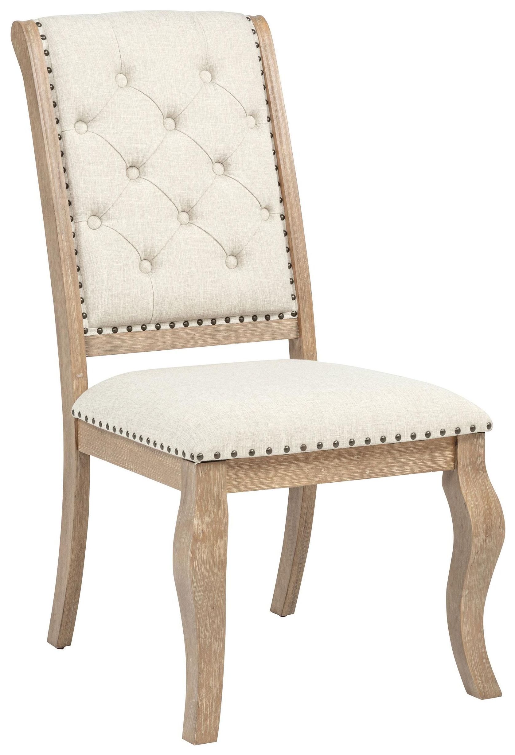 Brockway Cream Dining Chair Set of 2 from Coaster | Coleman Furniture