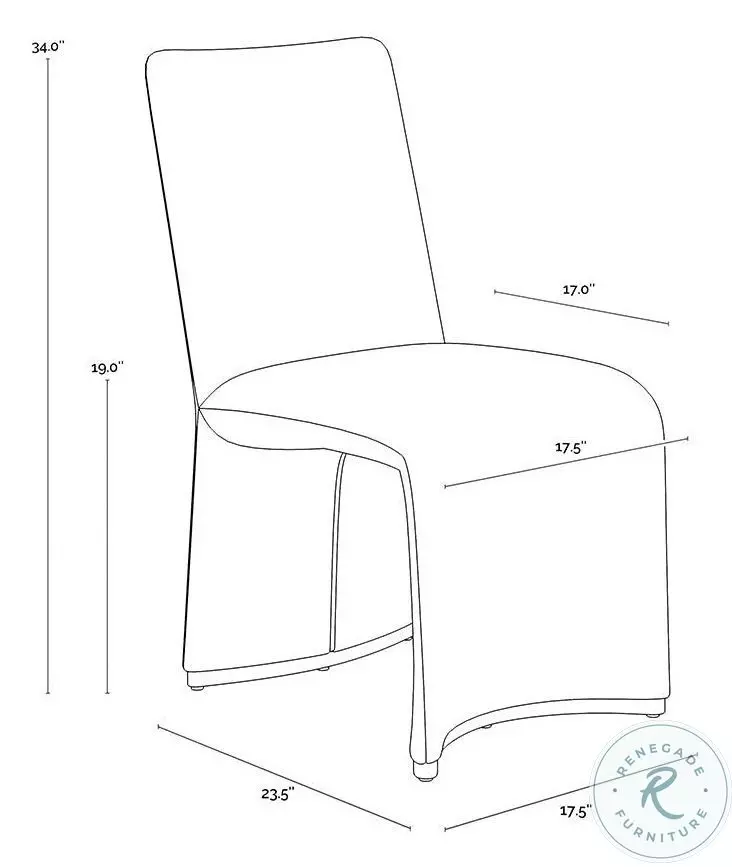 Kailani Danny Teal Dining Chair Set of 2