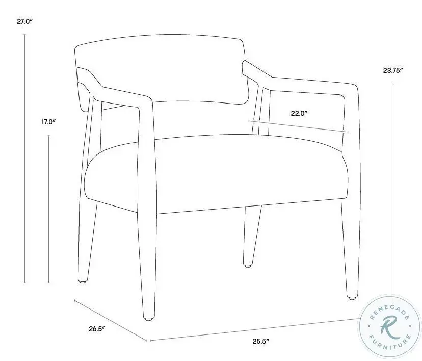 Klausen Shalimar Tobacco Leather Lounge Chair